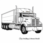 Big Rig Truck Coloring Pages for Truckers 3