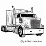 Big Rig Truck Coloring Pages for Truckers 4