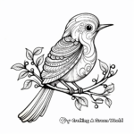 Bird Tattoo Coloring Pages 2