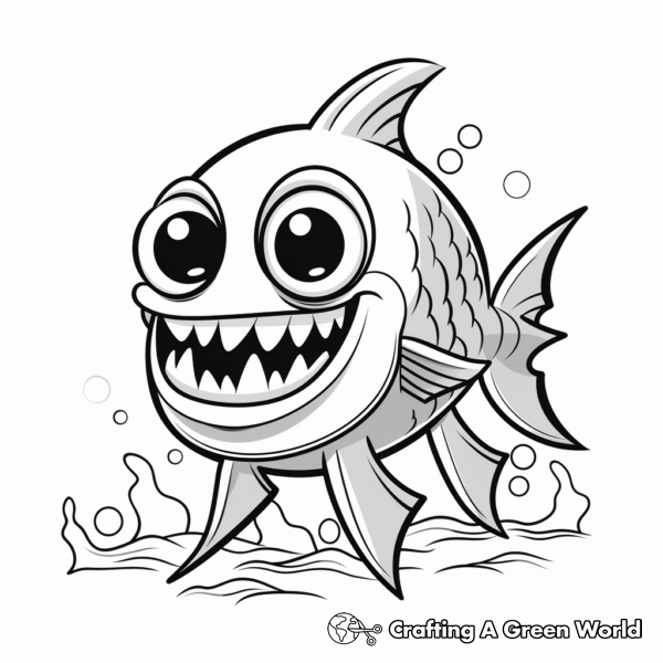 Piranha Coloring Pages Free & Printable!