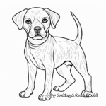 Black Pug Coloring Pages for Adults 3