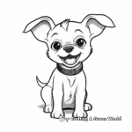 Boston Terrier With Toys Coloring Pages 1