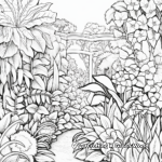 Botanical Garden Inspired Coloring Pages 4
