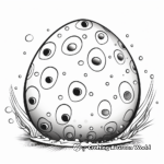Bouncy Polka Dot Easter Egg Coloring Pages 4