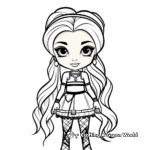Bratz Doll Coloring Pages for Artists 3
