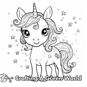 Adorable Cute Unicorn Coloring Pages - Free &amp; Printable!