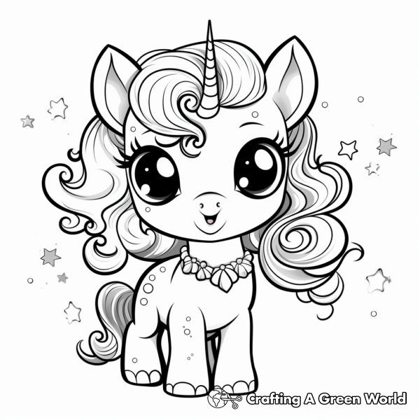 Adorable Cute Unicorn Coloring Pages - Free &amp; Printable!