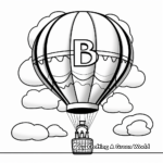 Bright 'B' for Balloon Coloring Pages 4