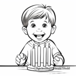 Bright Hanukkah Candlelight Coloring Pages 3
