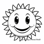 Bright Rainbow Smiley Face Coloring Pages 3