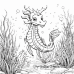 Brightly-Colored Vibrant Sea Dragon Coloring Pages 4