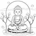 Buddha's Birthday May Coloring Pages 2