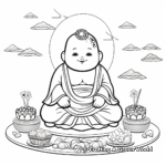 Buddha's Birthday May Coloring Pages 4