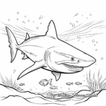 Bull Shark Partnership Coloring Pages 1