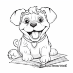 Bulldog in Different Moods Coloring Pages 2