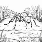 Bullet Ant Hunting Coloring Pages 1