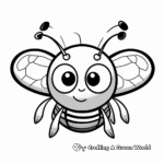 Bumblebee and Beehive Coloring Pages 1