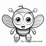 Bumblebee and Beehive Coloring Pages 4