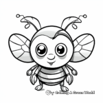 Bumblebee with Honeycomb Coloring Pages 4