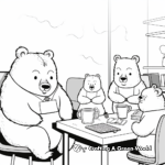 Busy Wombats in the Office Coloring Pages 4