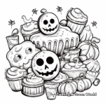 Calaveras and Sweets: Day of the Dead Candies Coloring Pages 3