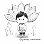 Calming Lotus Flower Coloring Sheets 3