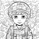 Camouflage Pattern Coloring Pages 2
