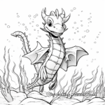 Camouflage Sea Dragon Coloring Pages 4