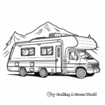 Camper Van Coloring Pages for Van Lifers 4