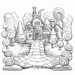 Candyland Game Candy Coloring Pages 4