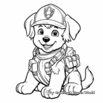 Canine Unit Coloring Pages 2