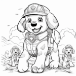 Canine Unit Coloring Pages 3