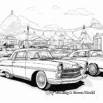 Car Show Coloring Pages: Variety of Cool Cars 2