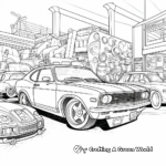Car Show Coloring Pages: Variety of Cool Cars 3