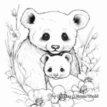 Caring Mother and Baby Animal Mother's Day Coloring Pages 1
