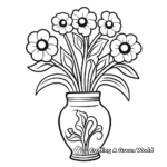 Carnation Vase Coloring Pages for All Age 4