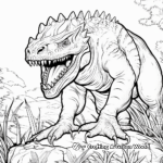 Carnivorous Carnotaurus Adult Coloring Pages 3