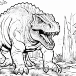 Carnivorous Carnotaurus Adult Coloring Pages 4