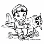 Carpenter's Tools Coloring Pages: Saw and Plane 2