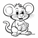 Cartoon Rat Coloring Pages 1