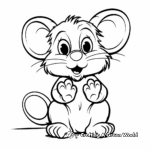 Cartoon Rat Coloring Pages 3