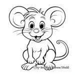 Cartoon Rat Coloring Pages 4