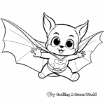 Cartoon Style Flying Squirrel Coloring Pages for Kids 3