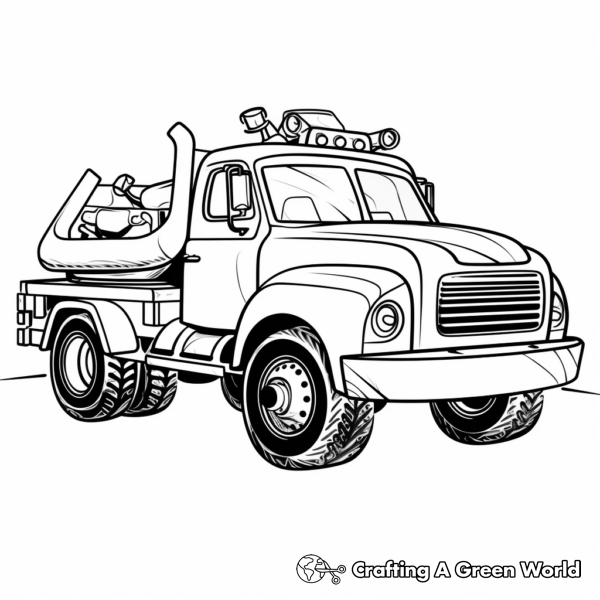 Tow Truck Coloring Pages - Free & Printable!