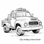 Cartoon-Style Tow Truck Coloring Pages 4