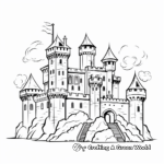 Castles Around The World Coloring Pages 1