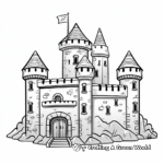 Castles Around The World Coloring Pages 4