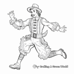 Celebrating Irish Culture: Traditional Dance Coloring Pages 1