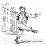 Celebrating Irish Culture: Traditional Dance Coloring Pages 4