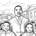 Celebrating Martin Luther King Jr. Day Coloring Pages 2